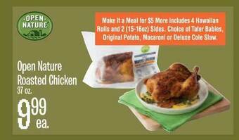 Jewel-Osco Open Nature Roasted Chicken offer