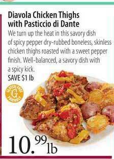 Market of Choice Diavola Chicken Thighs With Pasticcio Di Dante offer
