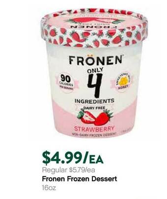 Plum Market Fronen Frozen Dessert offer