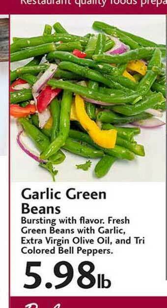 Sunset Foods Garlic Green Beans offer