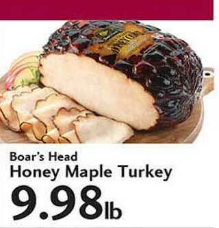 Sunset Foods Boar's Head Honey Maple Turkey offer