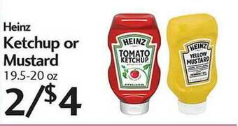 Heinz Ketchup Or Mustard