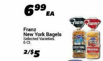 Cost Cutter Franz New York Bagels offer