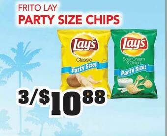 Fareway Frito Lay's Party Size Chips offer