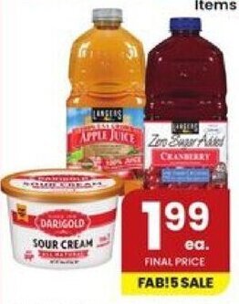 Albertsons Darigold Sour Cream offer