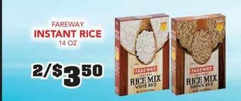 Fareway Fareway Instant Rice 14 Oz offer
