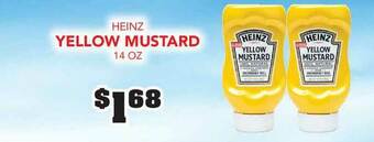Fareway Heinz Yellow Mustard offer