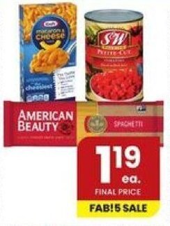 Albertsons Kraft Macaroni & Cheese offer
