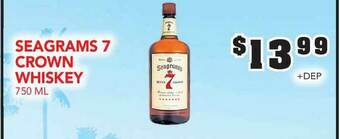 Fareway Seagrams 7 Crown Whiskey 750 Ml offer