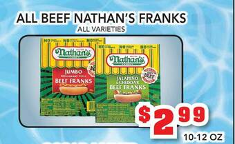 Fareway All Beef Nathan's Franks offer