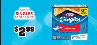 Fareway Kraft Singles 12 Oz 16 Slice offer