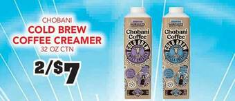 Fareway Chobani Cold Brew Coffee Creamer 32 Oz Ctn offer