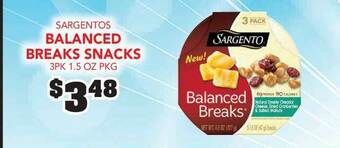 Fareway Sargentos Balanced Breaks Snacks 3 Pk 1.5 Oz Pkg offer