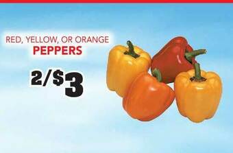 Fareway Red, Yellow, Or Orange Peppers offer