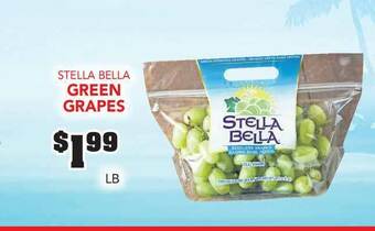 Fareway Stella Bella Green Grapes offer