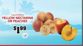Fareway California Yellow Nectarine Or Peaches offer