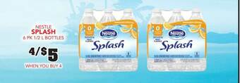 Fareway Nestle Splash 6 Pk 1-2 L Bottles offer