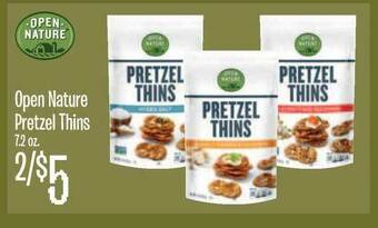 Jewel-Osco Open Nature Pretzel Thins offer