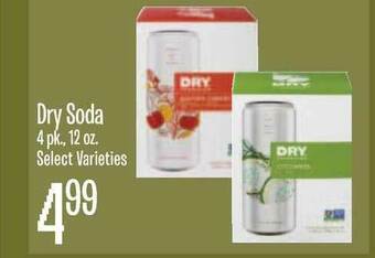 Jewel-Osco Dry Soda 4 Pk 12 Oz offer