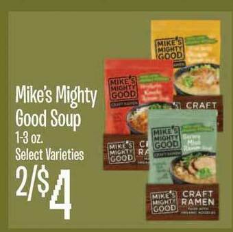 Jewel-Osco Mike's Mighty Good Soup offer