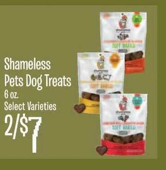 Jewel-Osco Shameless Pets Dog Treats offer