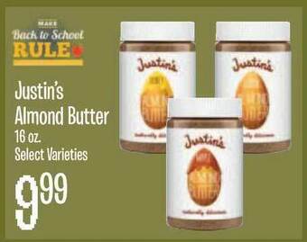 Jewel-Osco Justin's Almond Butter offer