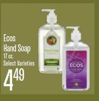 Jewel-Osco Ecos Hand Soap offer