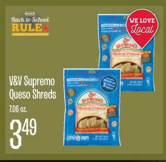 Jewel-Osco V&V Supremo Quso Shreds offer