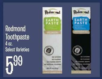 Jewel-Osco Redmond Toothpaste offer