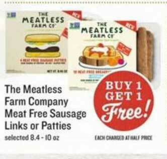 Lowes Foods The Meatless Farm Company Meat Free Sausage Links Or Patties 8.4-10 Oz offer