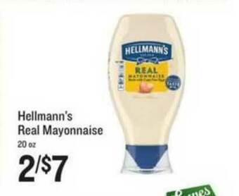 Lowes Foods Hellmann's Real Mayonnaise 20 Oz offer