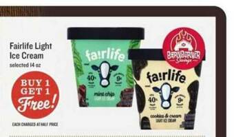 Lowes Foods Fairlife Light Ice Cream 14 Oz offer