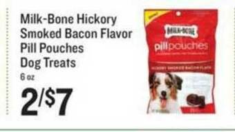 Lowes Foods Milk-bone Hickory Smoked Bacon Flavor Pill Pouches Dog Treats 6 Oz offer