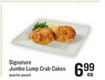 Lowes Foods Signature Jumbo Lump Crab Cakes offer