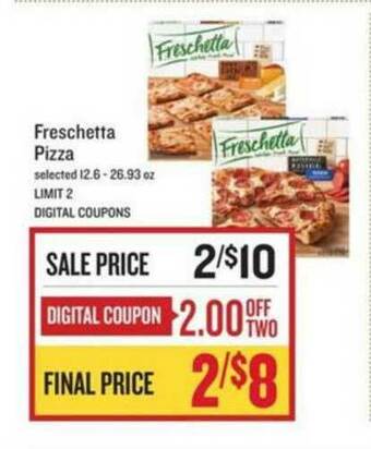 Lowes Foods Freschetta Pizza 12.6-26.93 Oz offer