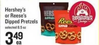 Lowes Foods Hershey's Or Reese's Dipped Pretzels 8.5 Oz offer