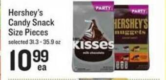 Lowes Foods Hershey's Candy Snack Size Pieces 31.3-35.9 Oz offer