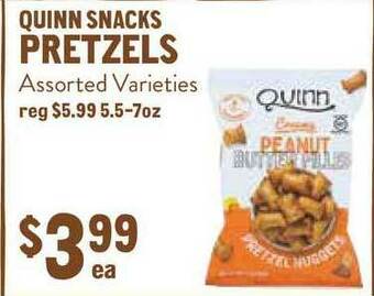 New Seasons Market Quinn Snacks Pretzels offer