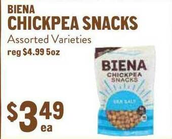 New Seasons Market Biena Chickpea Snacks offer