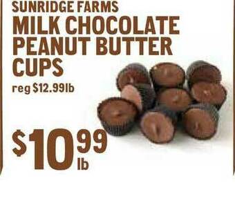 New Seasons Market Sunridge Farms Milk Chocolate Peanut Butter Cups offer