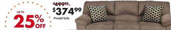 Big Lots Pindall sofa offer