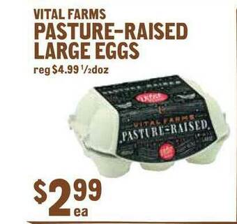 New Seasons Market Vital Farms Pasture-raised Large Eggs offer