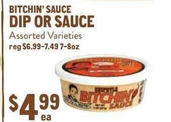 New Seasons Market Bitchin' Sauce Dip Or Sauce offer