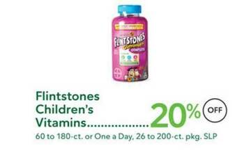 Publix Flintstones Children's Vitamins offer