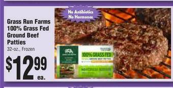 Rosauers Grass Run Farms 100% Grass Fed Ground Beef Patties offer