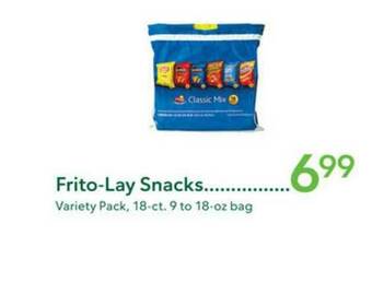 Publix Frito-lay Snacks offer