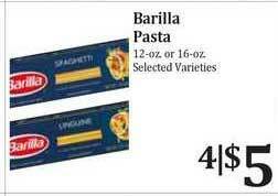Rosauers Barilla Pasta offer