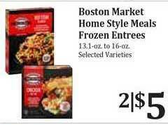 Rosauers Boston Market Home Style Meals Frozen Entrees offer
