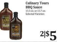 Rosauers Culinary Tours BBQ Sauce offer