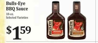 Rosauers Bulls-Eye BBQ Sauce offer
